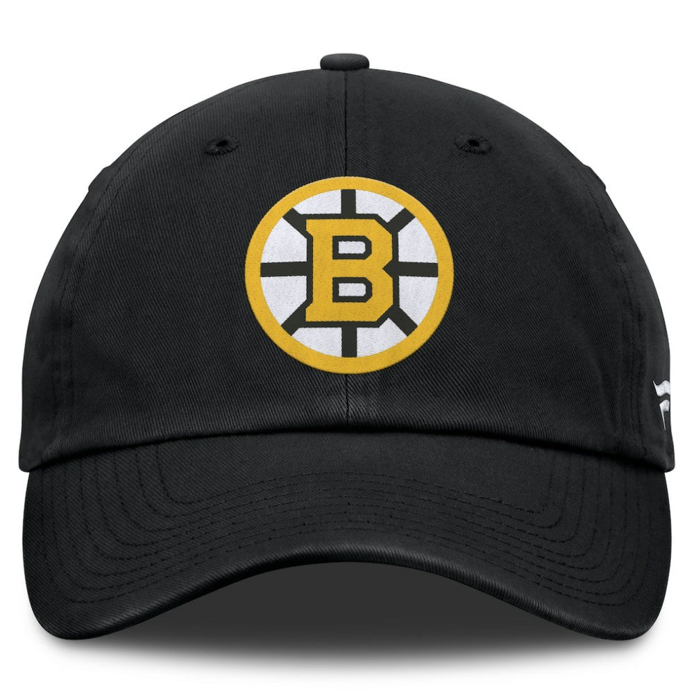 Boston Bruins Fanatics Primary Logo Adjustable Hat Black