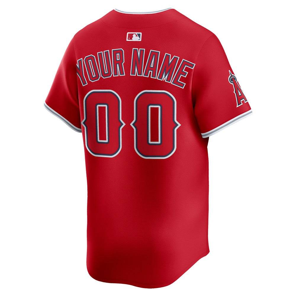 Los Angeles Angels Alternate Limited Custom Jersey Red | Nike