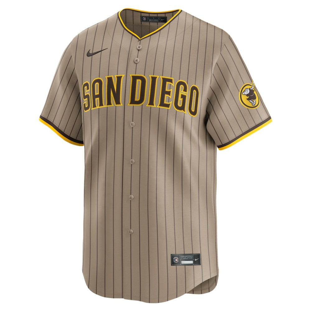 San Diego Padres Alternate Limited Custom Jersey Sand | Nike