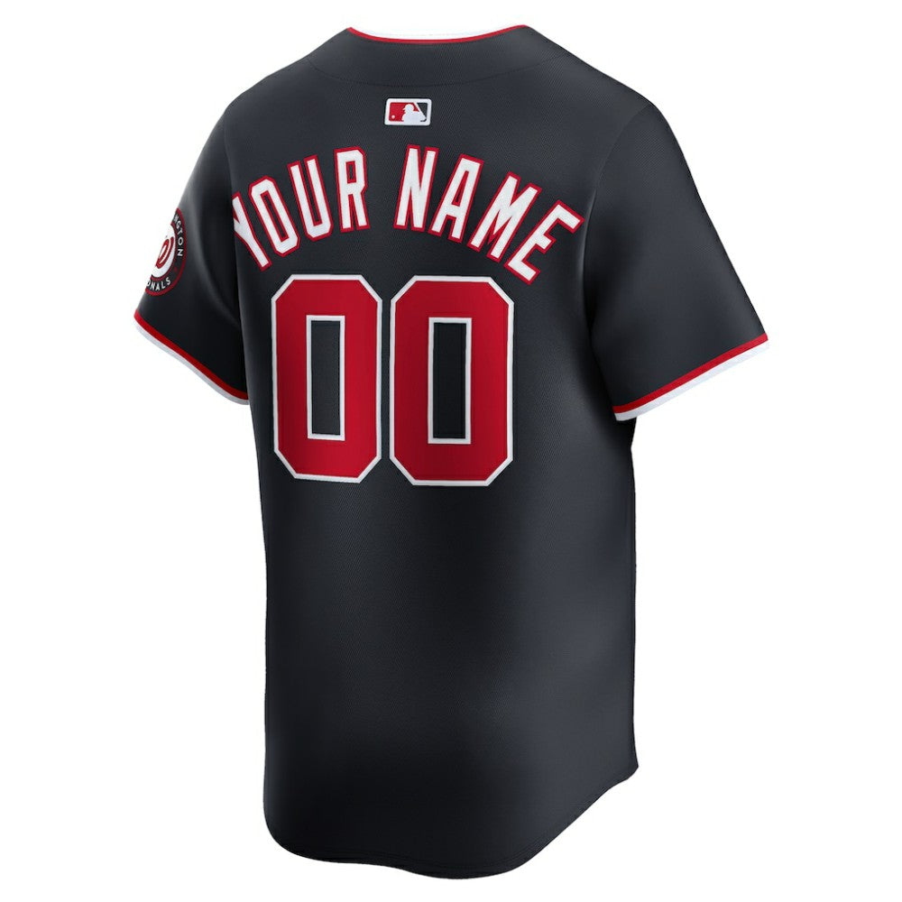 Washington Nationals Alternate Limited Custom Jersey - Navy