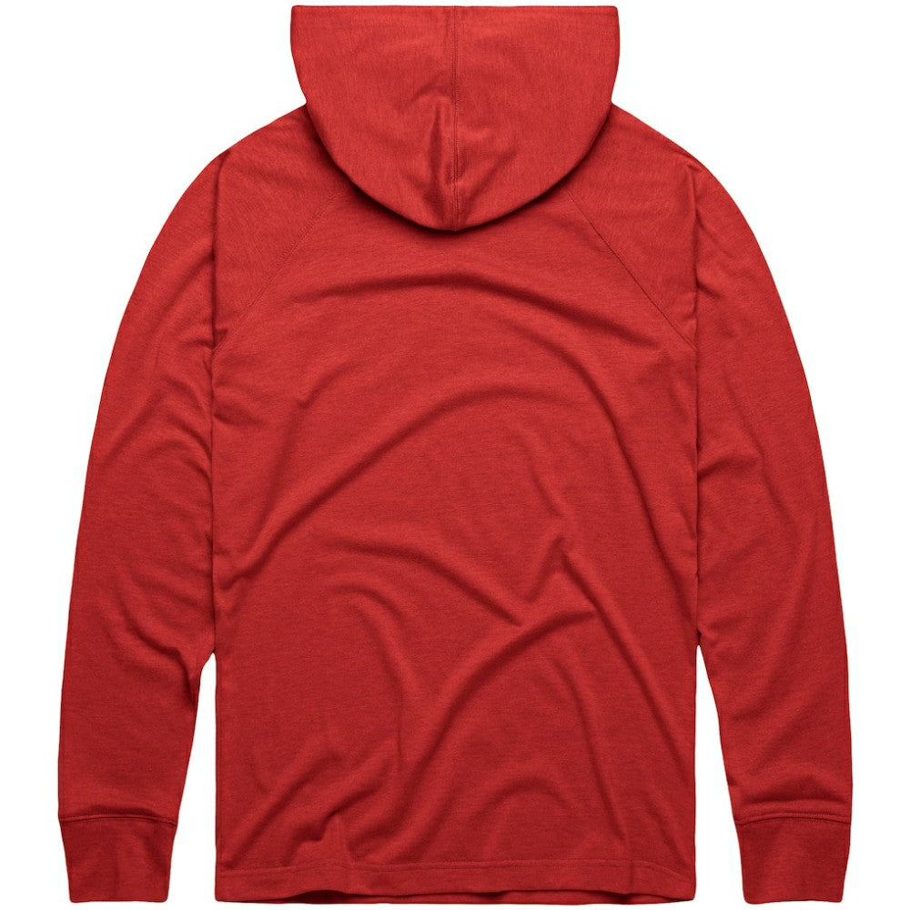 St. Louis Cardinals Homage Lightweight Raglan Tri-Blend Pullover Hoodie Red