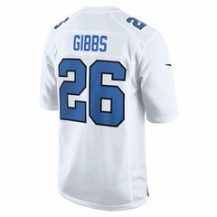 Jahmyr Gibbs Detroit Lions Tundra Fashion Game Jersey - White