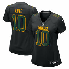 Jordan Love Green Bay Packers Women's Fashion Game Jersey - Black