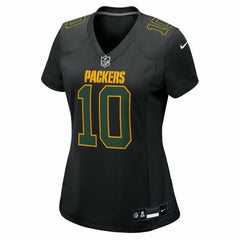 Jordan Love Green Bay Packers Women's Fashion Game Jersey - Black