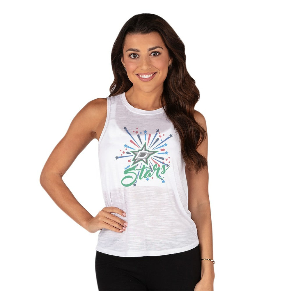 Dallas Stars Concepts Sport Women's Infuse Knit Tank Top White