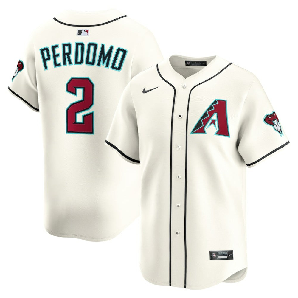 Geraldo Perdomo Arizona Diamondbacks Home Limited Player Jersey - Cream
