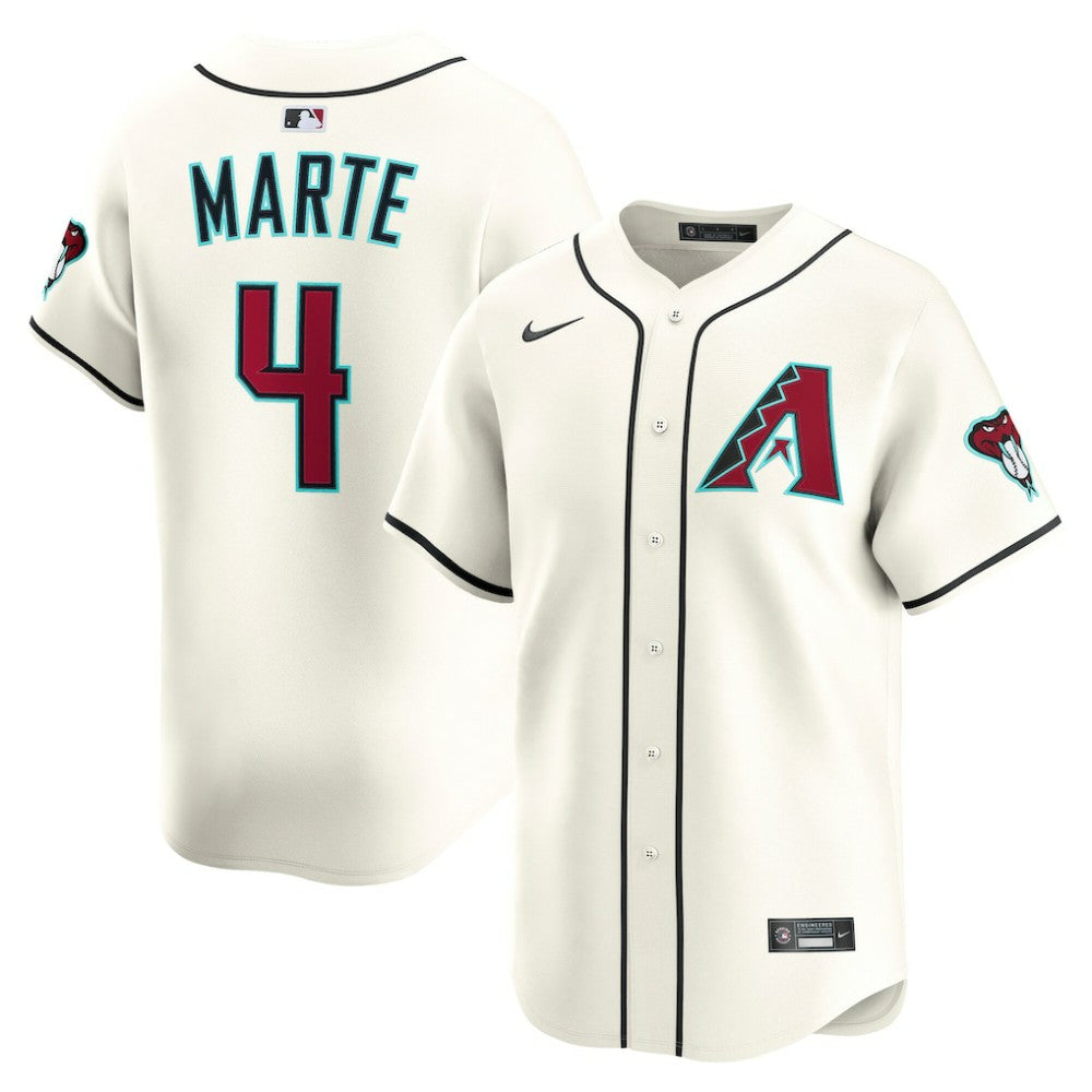 Ketel Marte Arizona Diamondbacks Home Limited Player Jersey - Cream