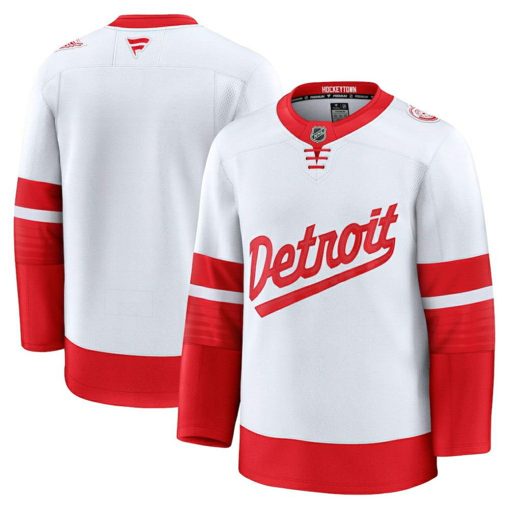 Detroit Red Wings Fanatics 2025 NHL Stadium Series Premium Jersey White
