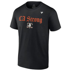 Anaheim Ducks Fanatics Unisex LA Strong T-Shirt Black