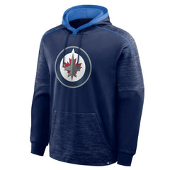 Winnipeg Jets Fanatics Goaltender Defender Pullover Hoodie Navy