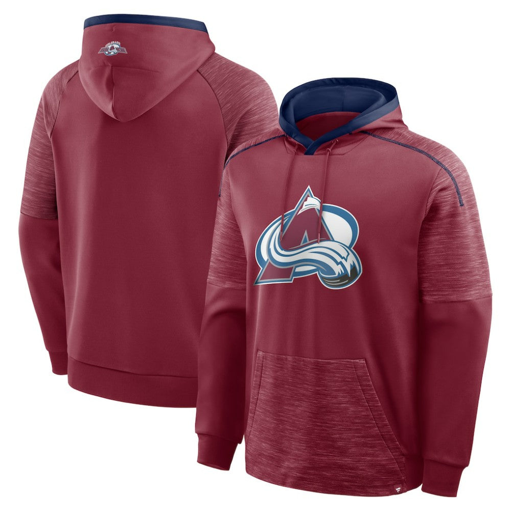 Colorado Avalanche Fanatics Goaltender Defender Pullover Hoodie Burgundy