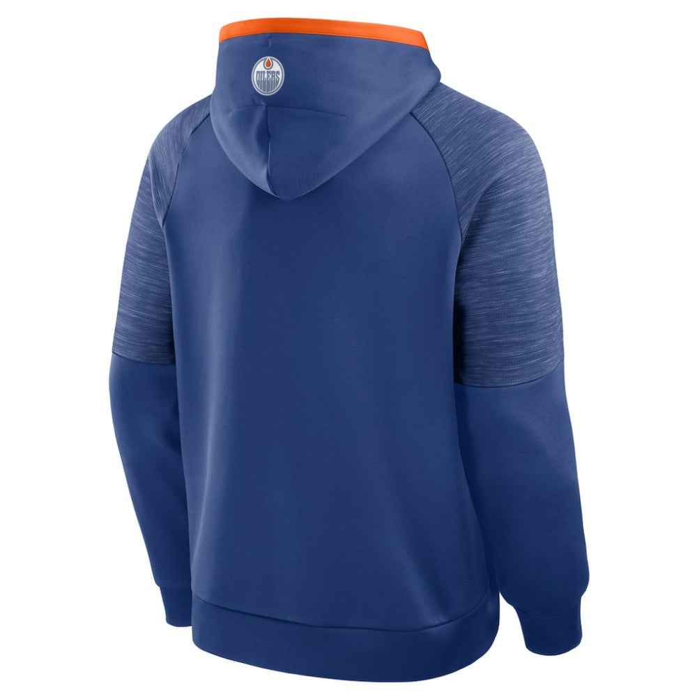 Edmonton Oilers Fanatics Goaltender Defender Pullover Hoodie Royal