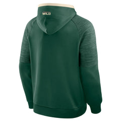 Minnesota Wild Fanatics Goaltender Defender Pullover Hoodie Green