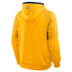 Nashville Predators Fanatics Goaltender Defender Pullover Hoodie Gold