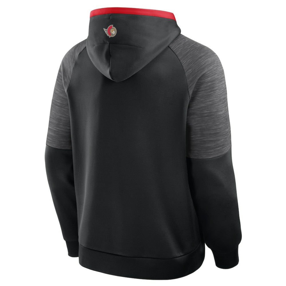 Ottawa Senators Fanatics Goaltender Defender Pullover Hoodie Black