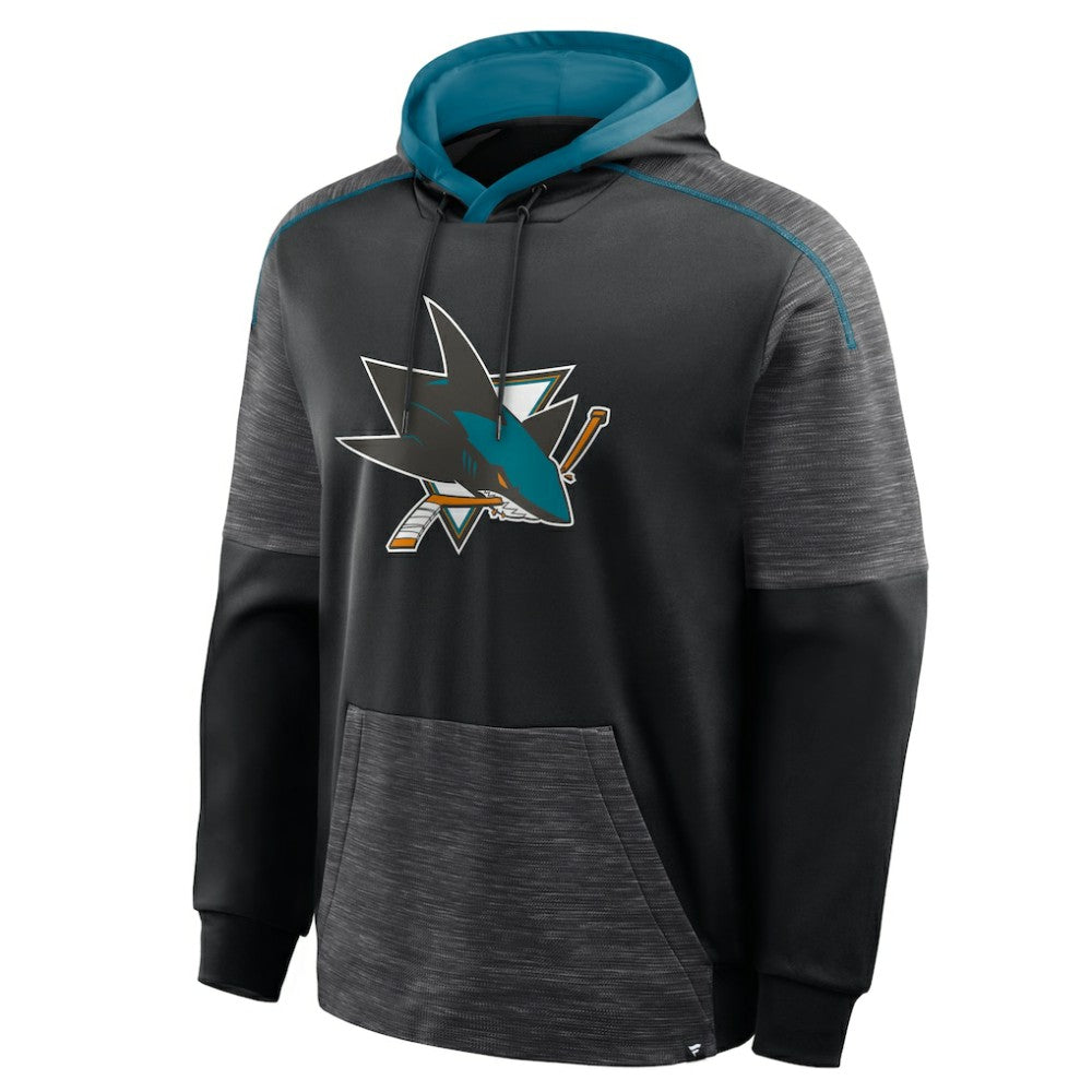 San Jose Sharks Fanatics Goaltender Defender Pullover Hoodie Black