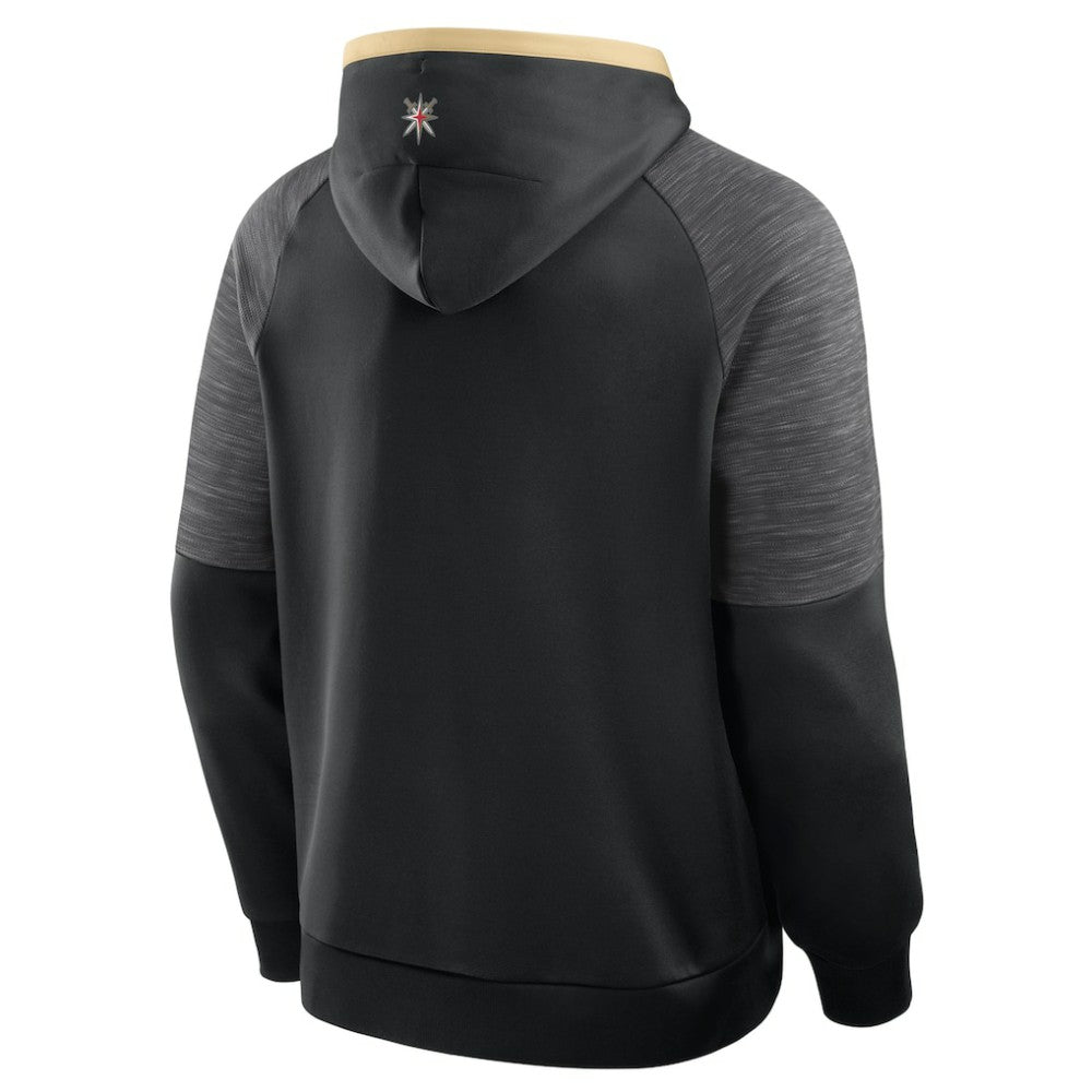 Vegas Golden Knights Fanatics Goaltender Defender Pullover Hoodie Black