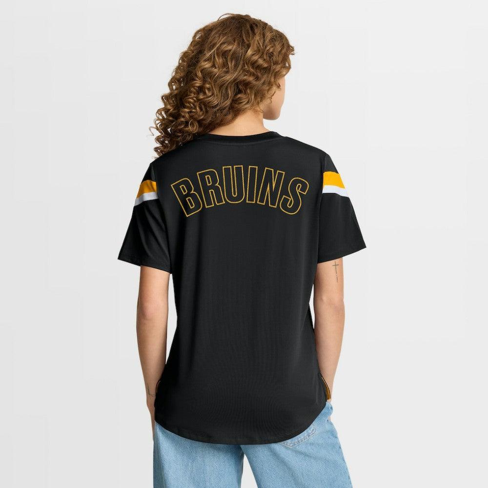 Boston Bruins Fanatics Women's Offside Athena T-Shirt Black