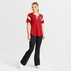 Detroit Red Wings Fanatics Women's Offside Athena T-Shirt Red