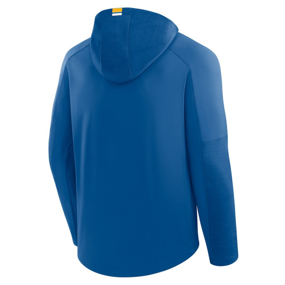 St. Louis Blues Fanatics Penalty Shot Long Sleeve Hoodie T-Shirt Blue