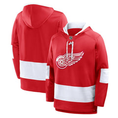 Detroit Red Wings Fanatics Prime Time Fleece Hoodie Red