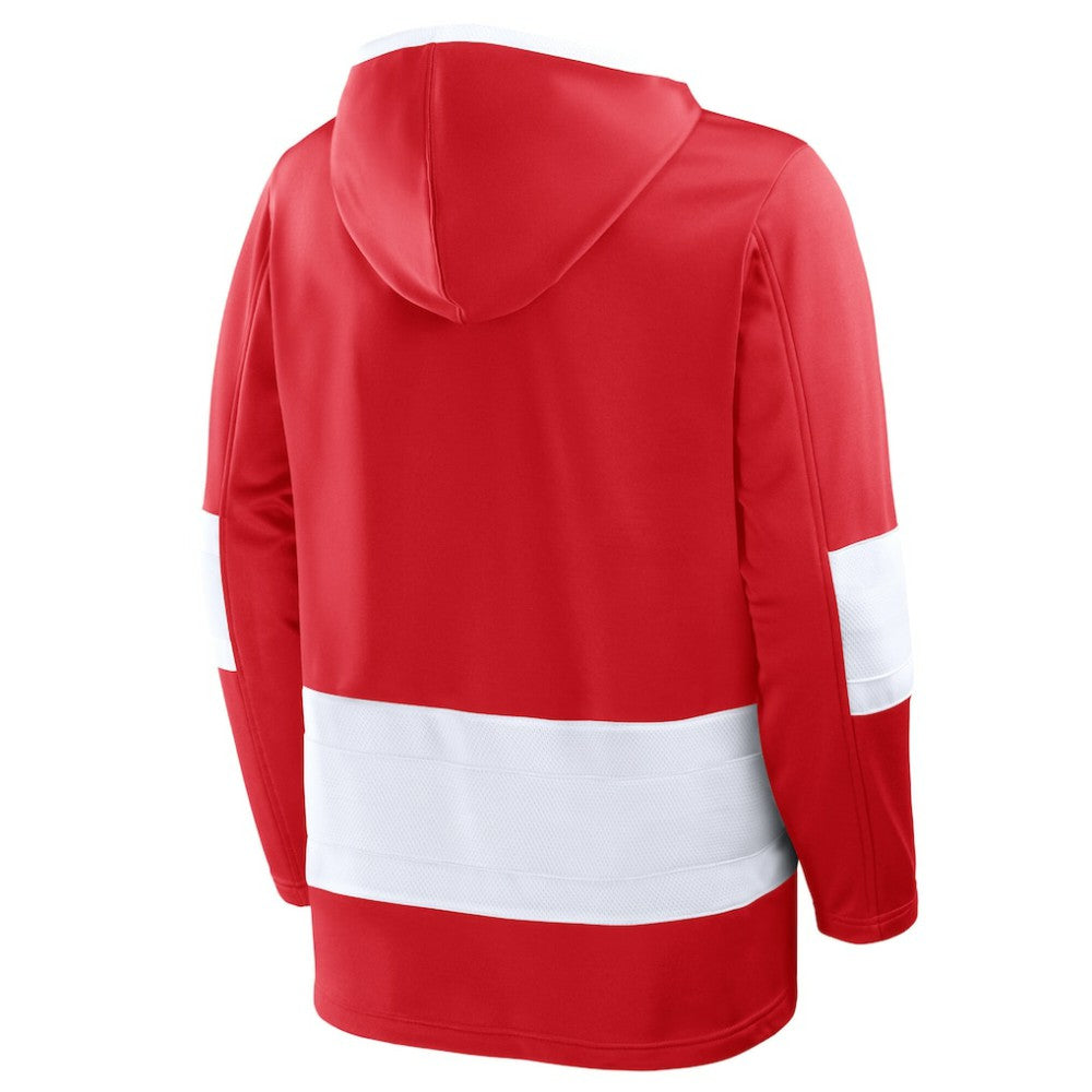Detroit Red Wings Fanatics Prime Time Fleece Hoodie Red