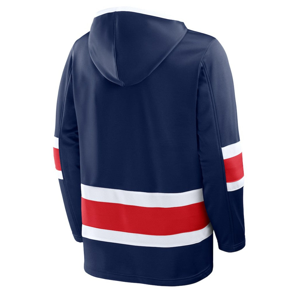 Columbus Blue Jackets Fanatics Prime Time Fleece Hoodie Navy