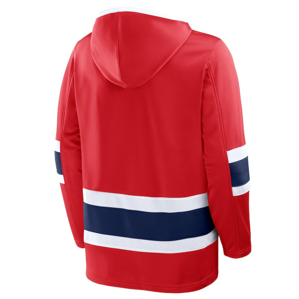 Washington Capitals Fanatics Prime Time Fleece Hoodie Red