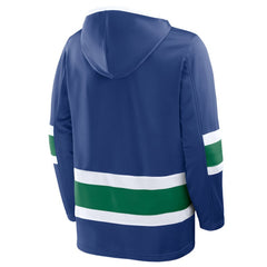 Vancouver Canucks Fanatics Prime Time Fleece Hoodie Blue