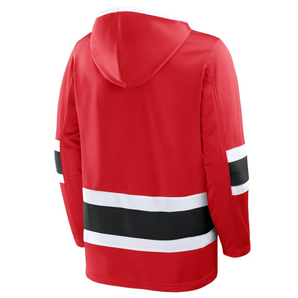 Carolina Hurricanes Fanatics Prime Time Fleece Hoodie Red