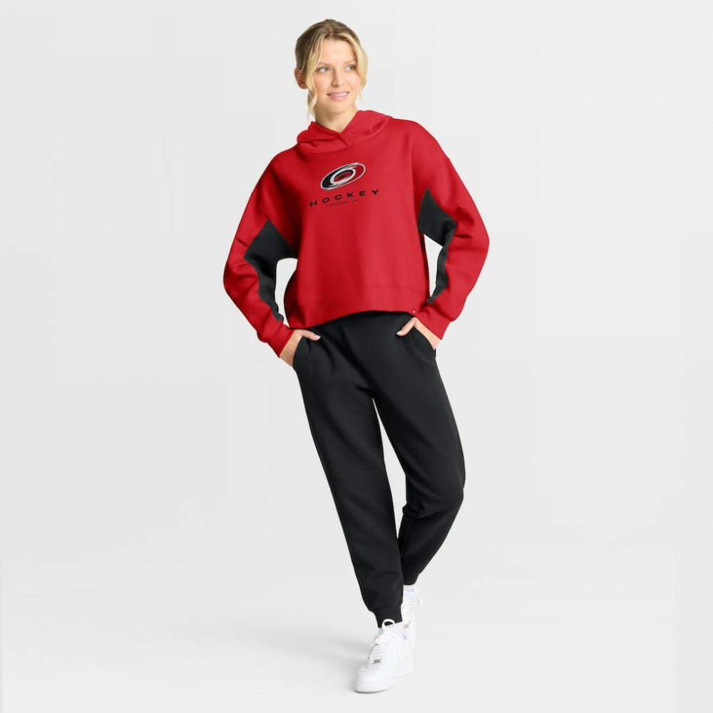 Carolina Hurricanes Fanatics Women's Back Check Boxy Hoodie Red