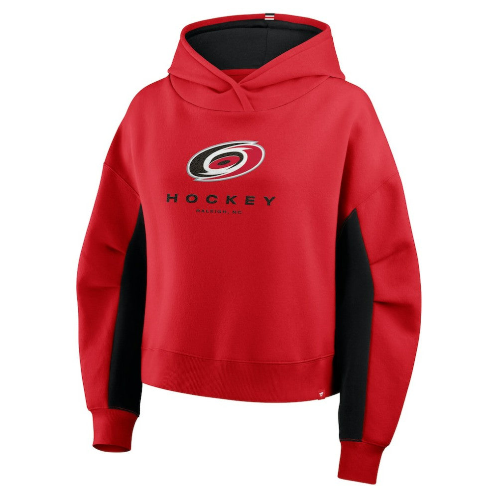 Carolina Hurricanes Fanatics Women's Back Check Boxy Hoodie Red