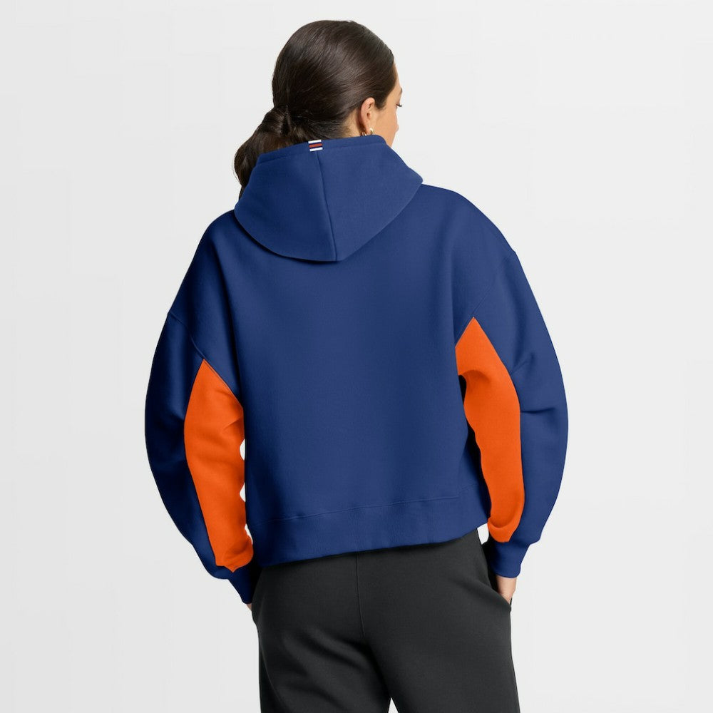 Edmonton Oilers Fanatics Women's Back Check Boxy Hoodie Royal