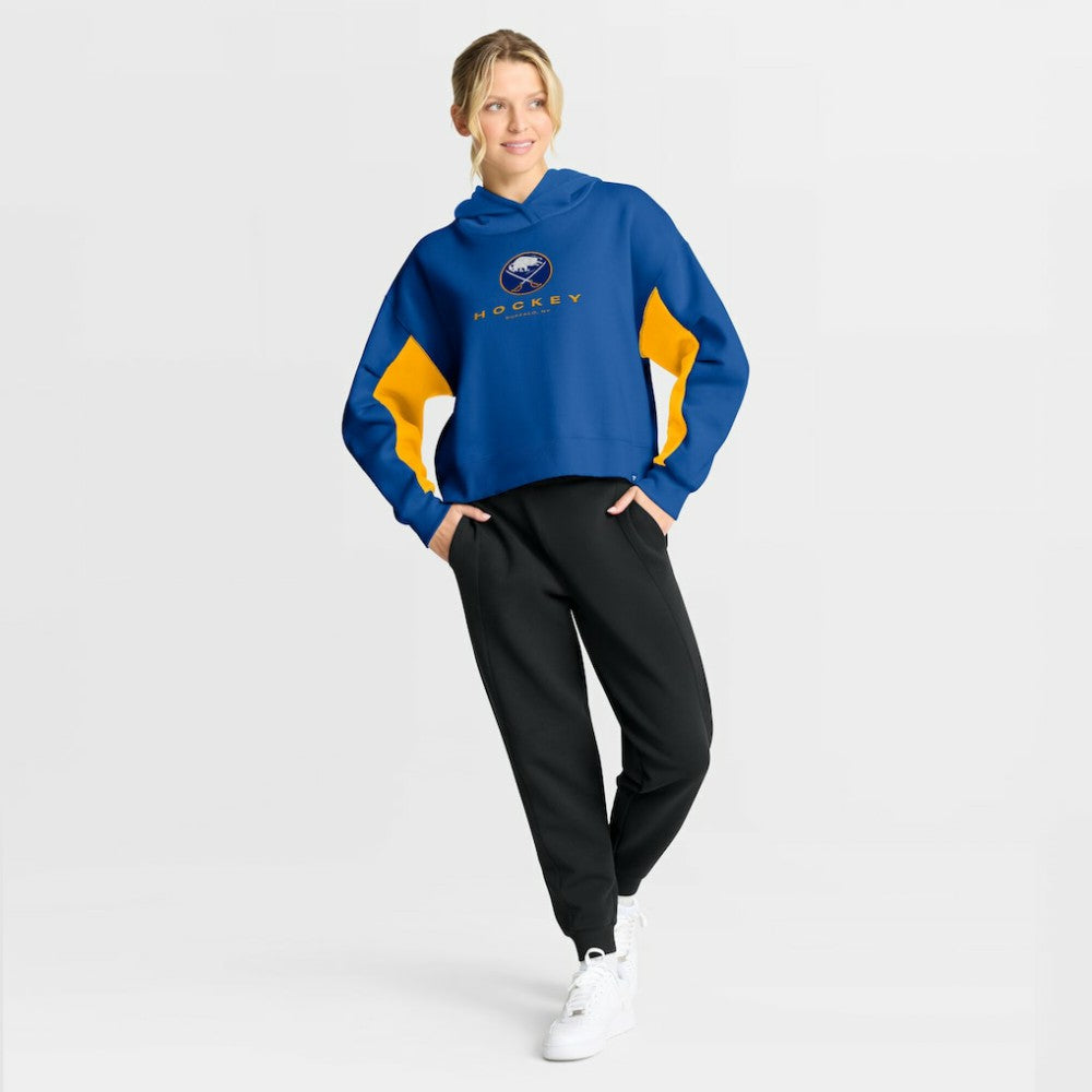 Buffalo Sabres Fanatics Women's Back Check Boxy Hoodie Royal