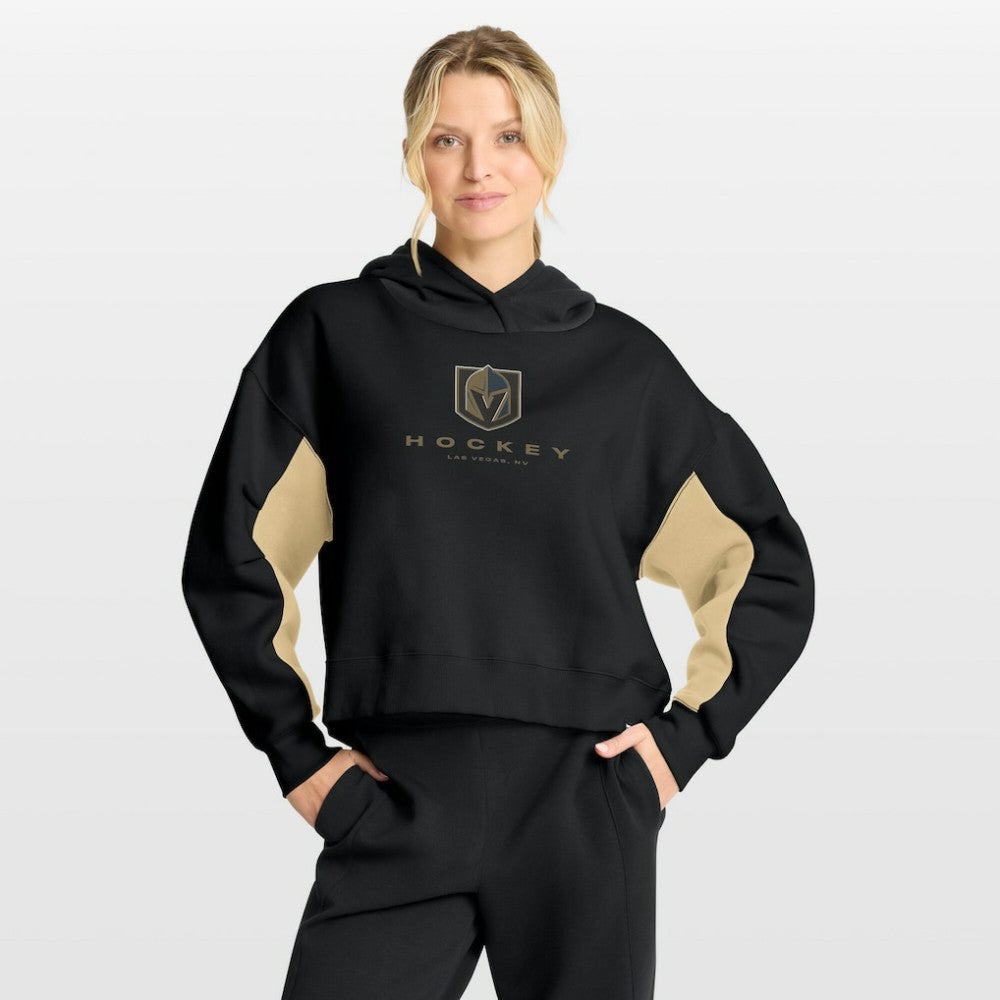 Vegas Golden Knights Fanatics Women's Back Check Boxy Hoodie Black