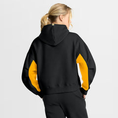 Boston Bruins Fanatics Women's Back Check Boxy Hoodie Black