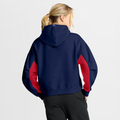 Montreal Canadiens Fanatics Women's Back Check Boxy Hoodie Navy