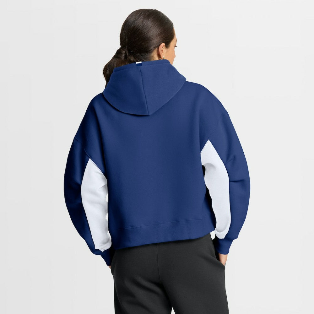 Tampa Bay Lightning Fanatics Women's Back Check Boxy Hoodie Blue