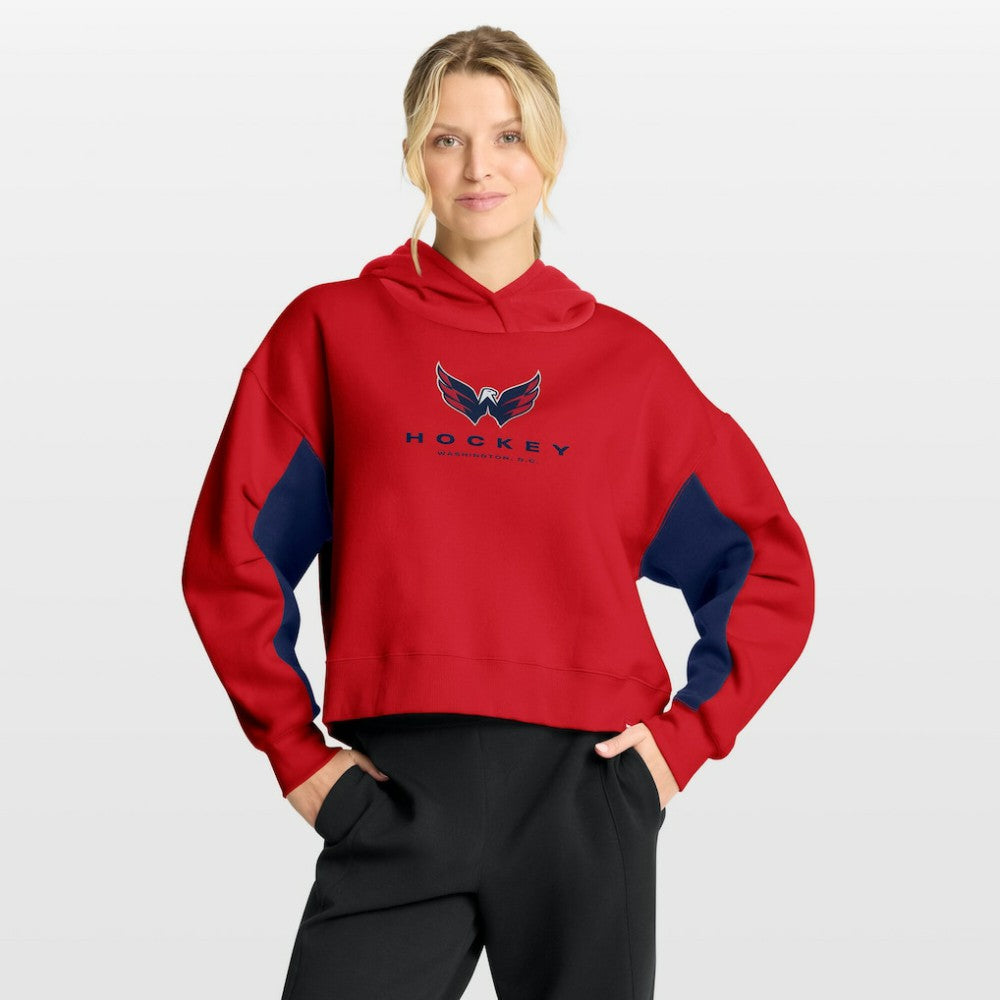 Washington Capitals Fanatics Women's Back Check Boxy Hoodie Red