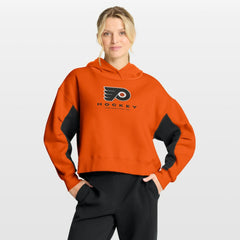 Philadelphia Flyers Fanatics Women's Back Check Boxy Hoodie Orange