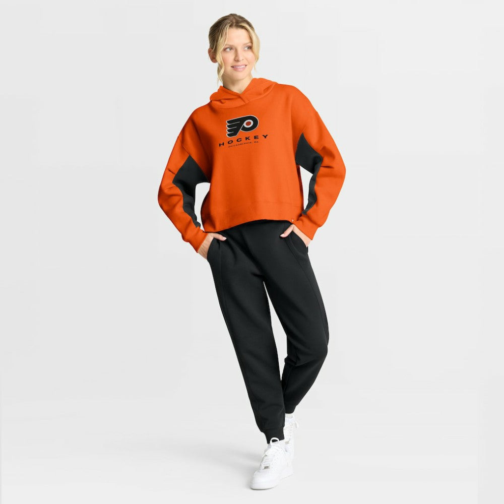 Philadelphia Flyers Fanatics Women's Back Check Boxy Hoodie Orange