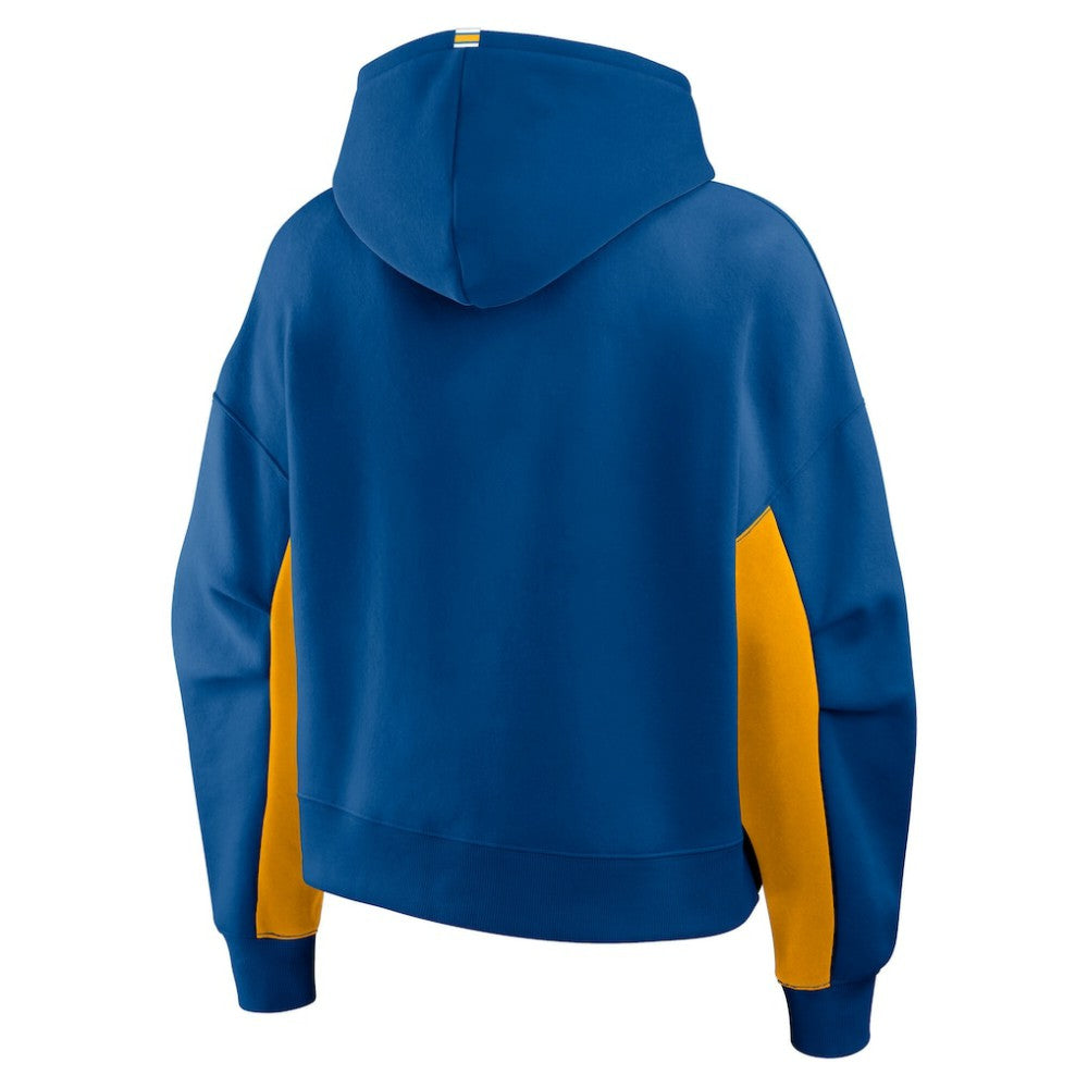 St. Louis Blues Fanatics Women's Back Check Boxy Hoodie Blue