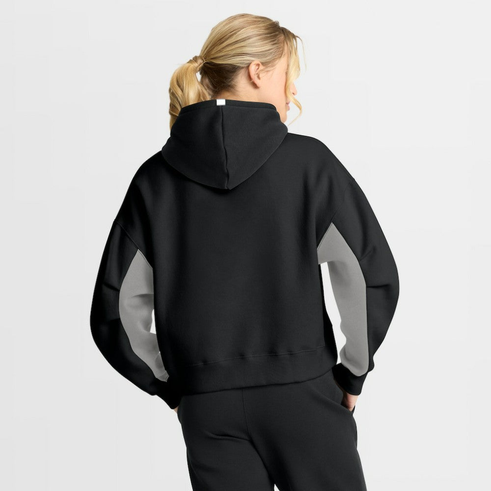 Los Angeles Kings Fanatics Women's Back Check Boxy Hoodie Black