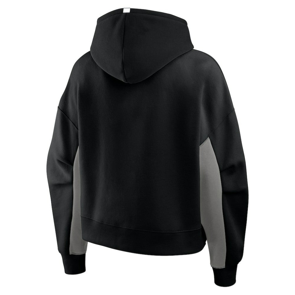 Los Angeles Kings Fanatics Women's Back Check Boxy Hoodie Black