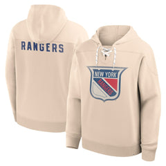 New York Rangers Fanatics Vintage Hoodie Cream