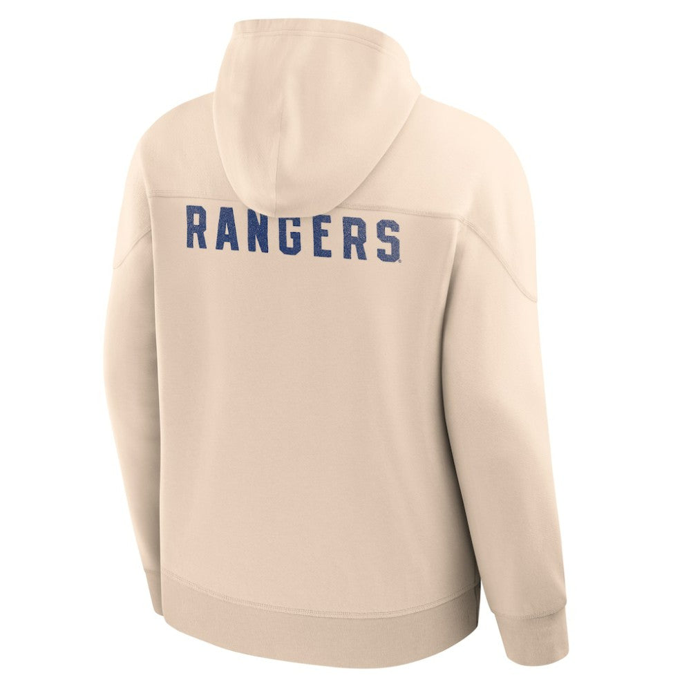 New York Rangers Fanatics Vintage Hoodie Cream