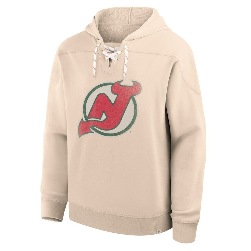 New Jersey Devils Fanatics Vintage Hoodie Cream