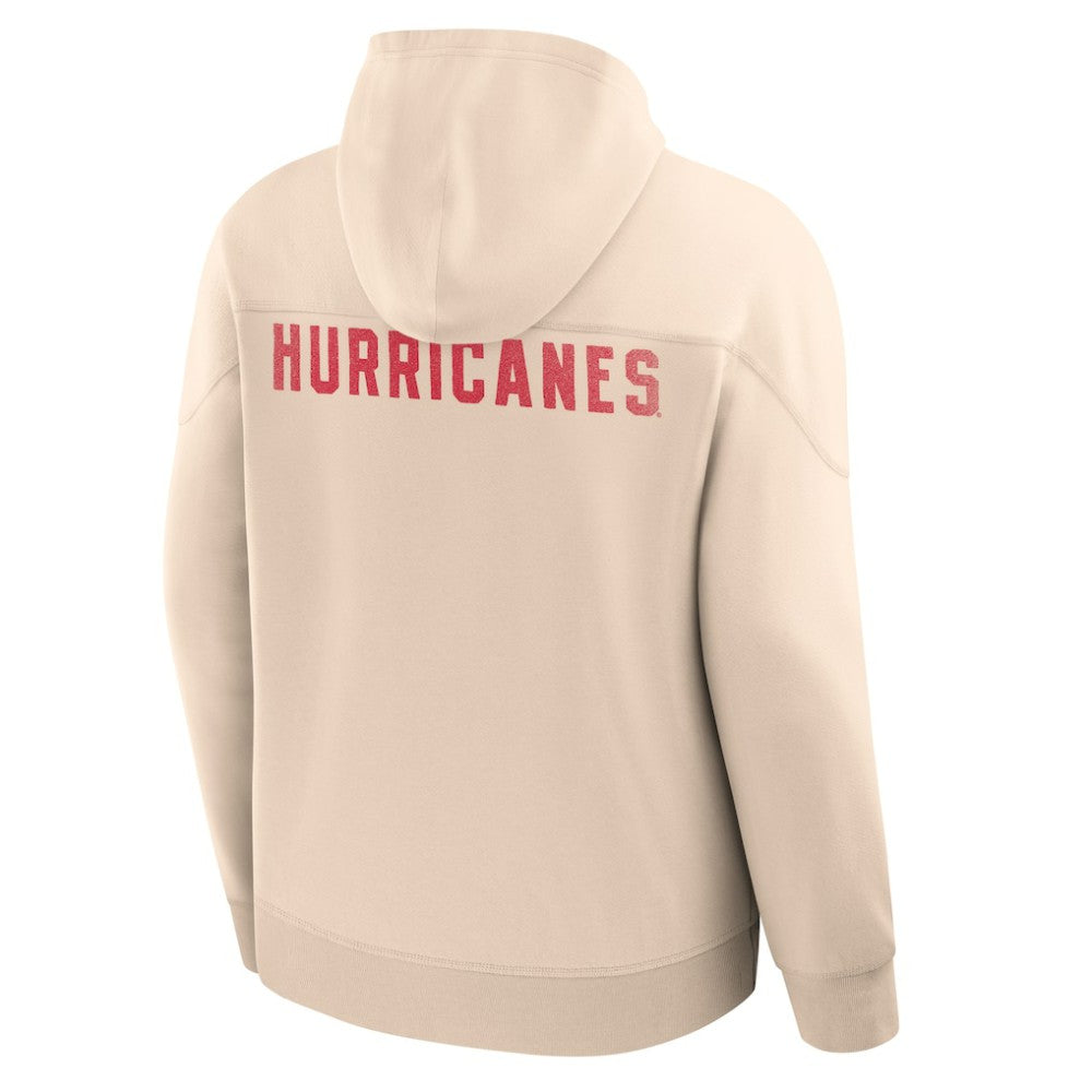 Carolina Hurricanes Fanatics Vintage Hoodie Cream
