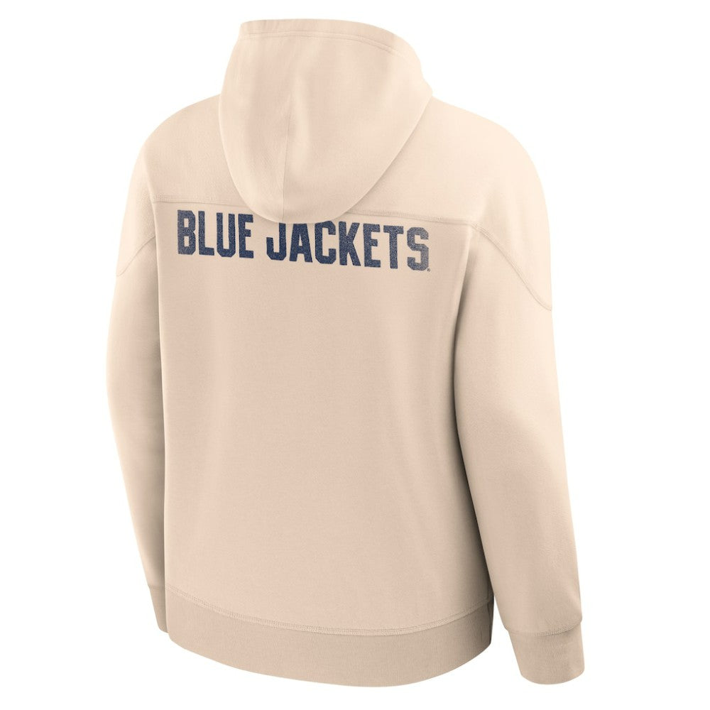 Columbus Blue Jackets Fanatics Vintage Hoodie Cream