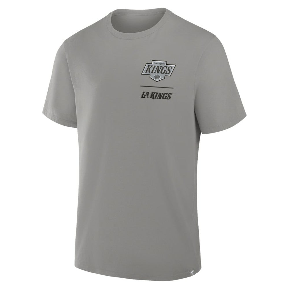 Los Angeles Kings Fanatics Crash The Net Legacy T-Shirt Gray
